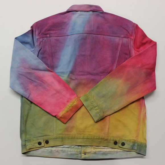 Levi's Dead Head Tie Dye Trucker Jacket - 2XL - Picture 4 of 5
